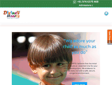 Tablet Screenshot of divineheartspreschool.com